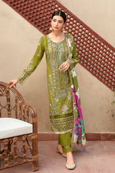 L-807 - 3PC Luxury Lawn Collection Mashaal By Ramsha
